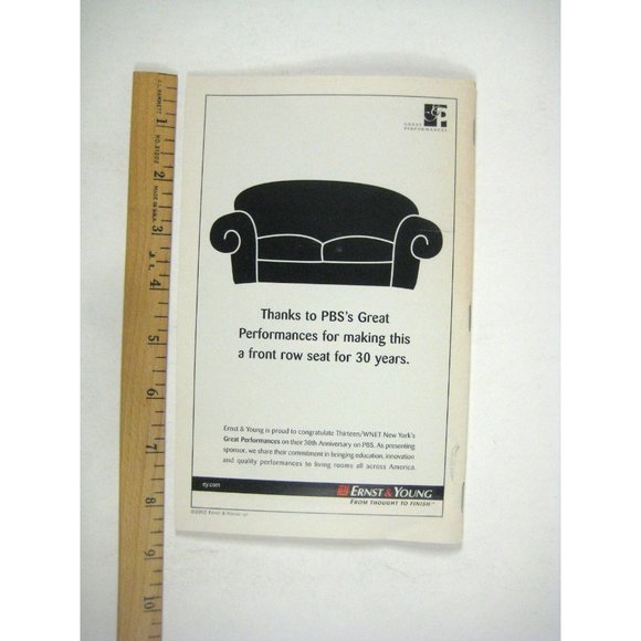 Book of Days Playbill 2002 Signature Theatre Hope Chernov Tuck Milligan Haynie - Picture 6 of 6